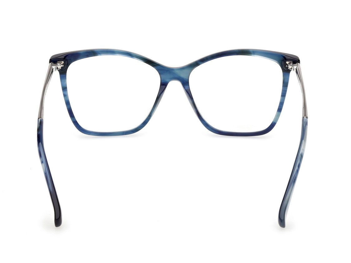 Max Mara Marbled Blue Mm5235 Acetate Cat-Eye Eyeglasses