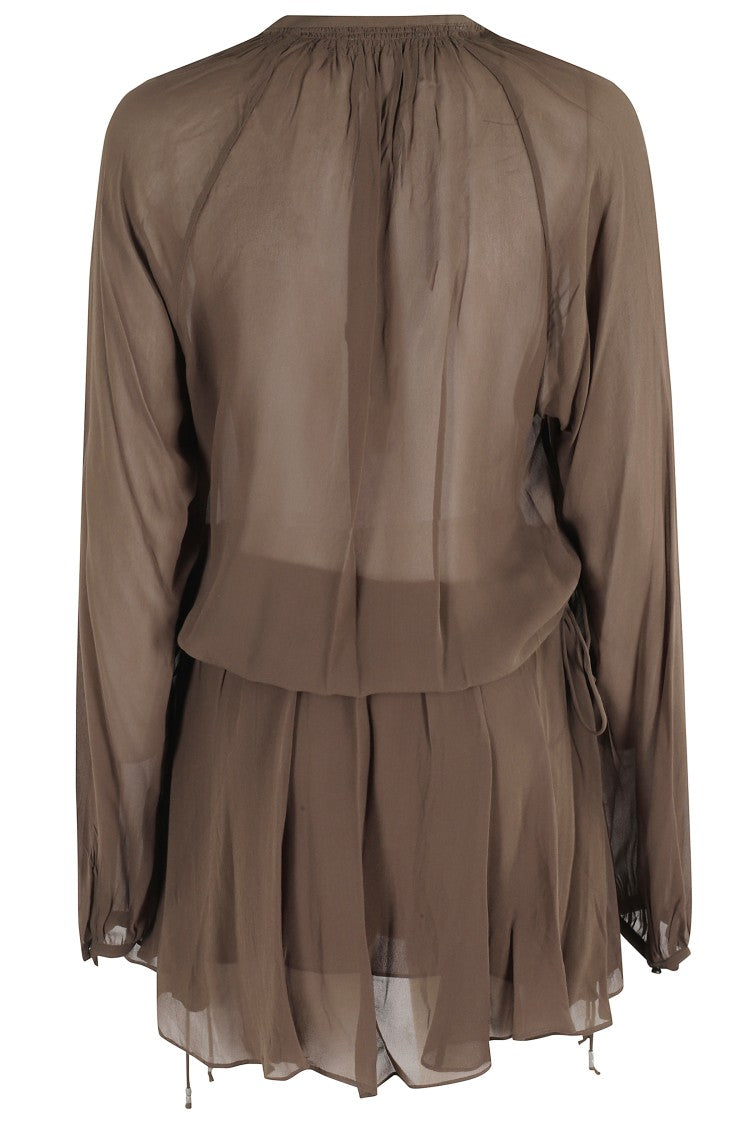 Isabel Marant Étoile Bess Gb Gathered Muslin Dress