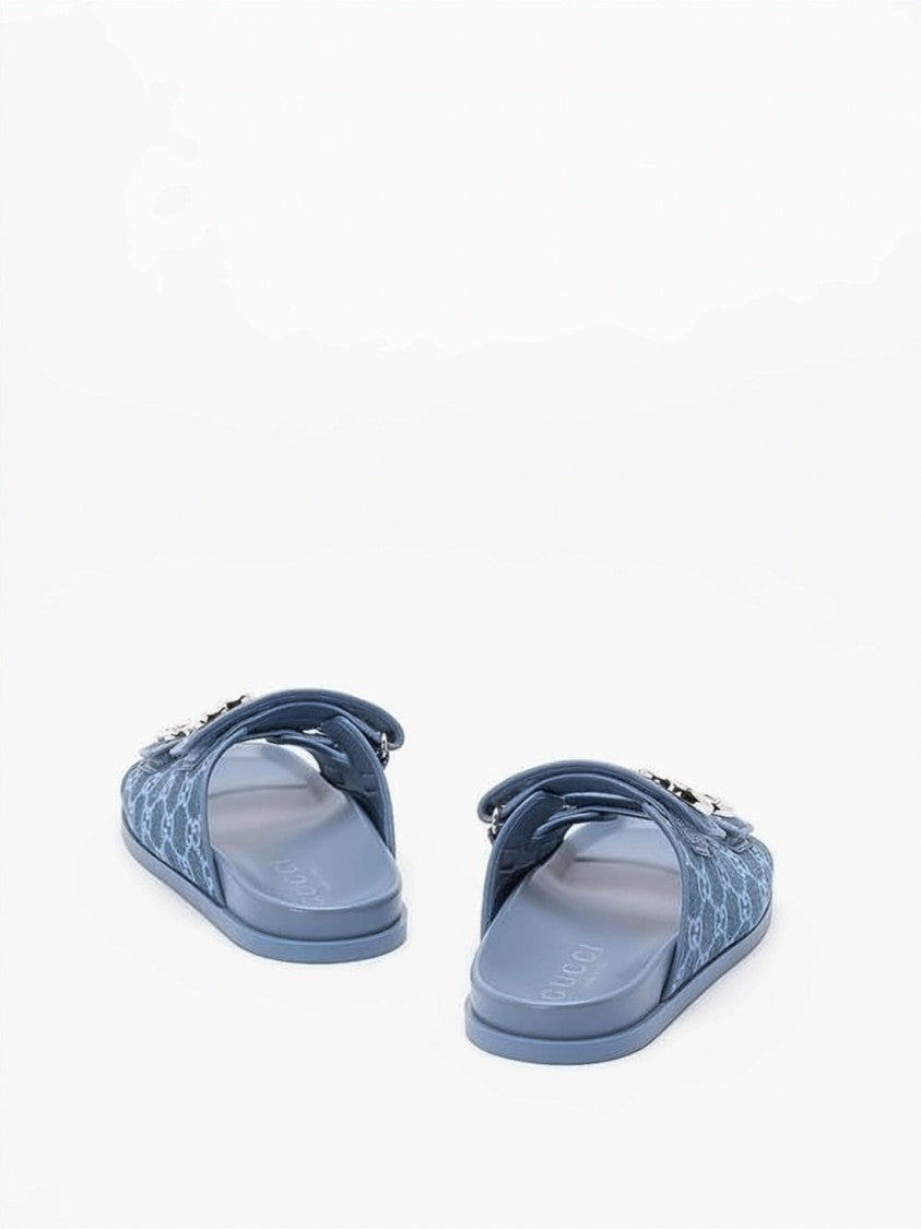 Gucci Padded Black Slide Sandals