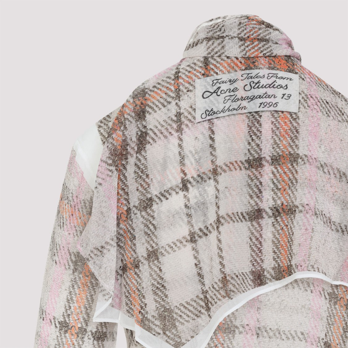 Acne Studios Grey Silk Blouse