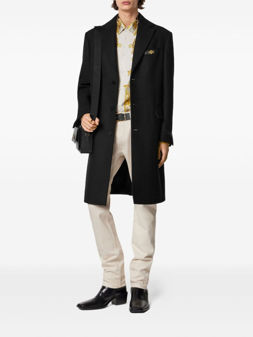 Versace Tailored Black Coat