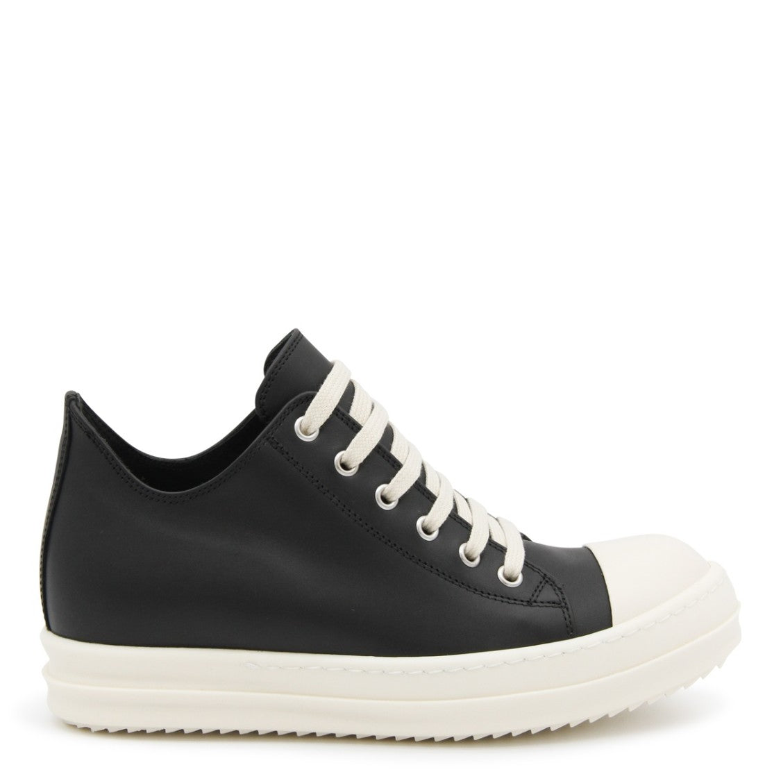 Rick Owens Leather Low Sneakers