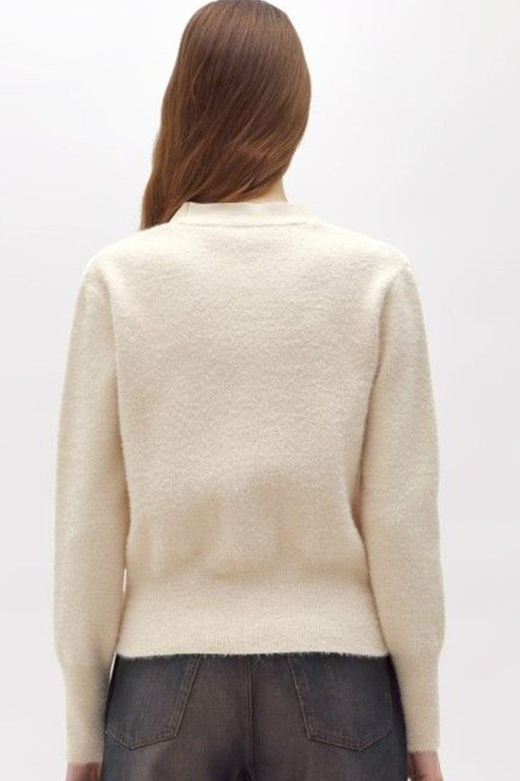 Blugirl White Wool-Blend Sweater