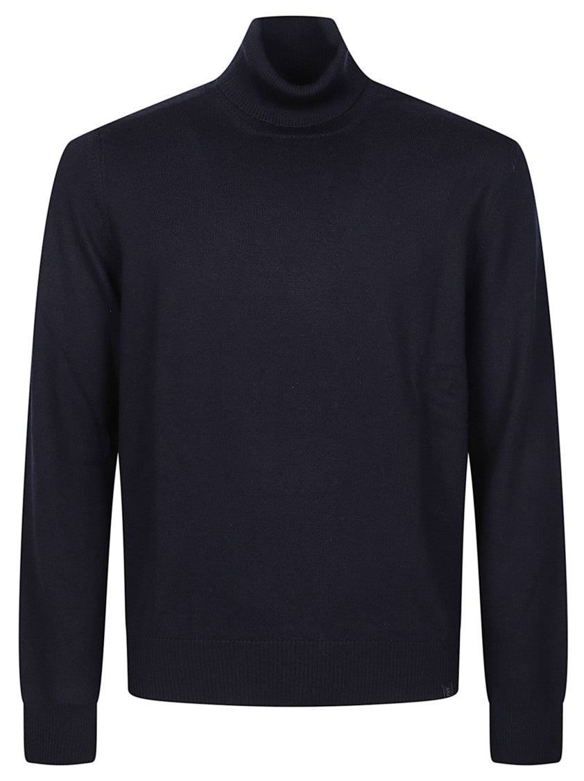 Fay Fitted Fine-Knit Virgin Wool Turtleneck Sweater