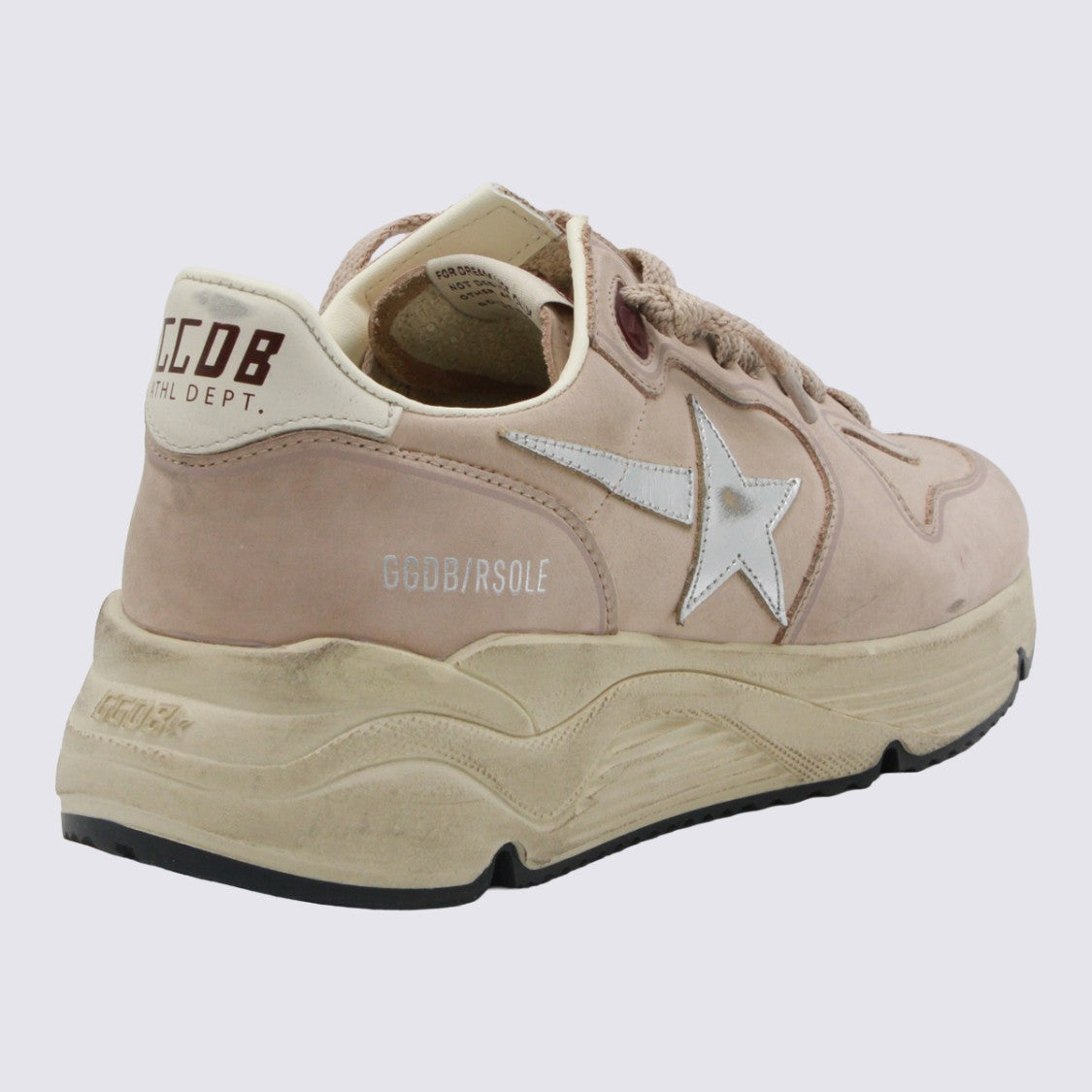 Golden Goose Chunky Beige Suede Sneakers