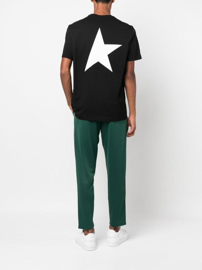 Golden Goose Black Large Star Cotton T-Shirt