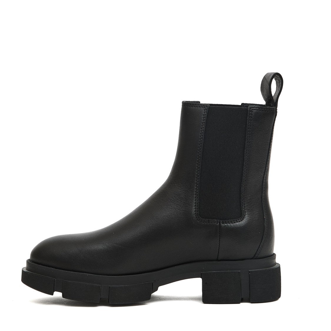 Copenhagen Black Leather Ankle Boot