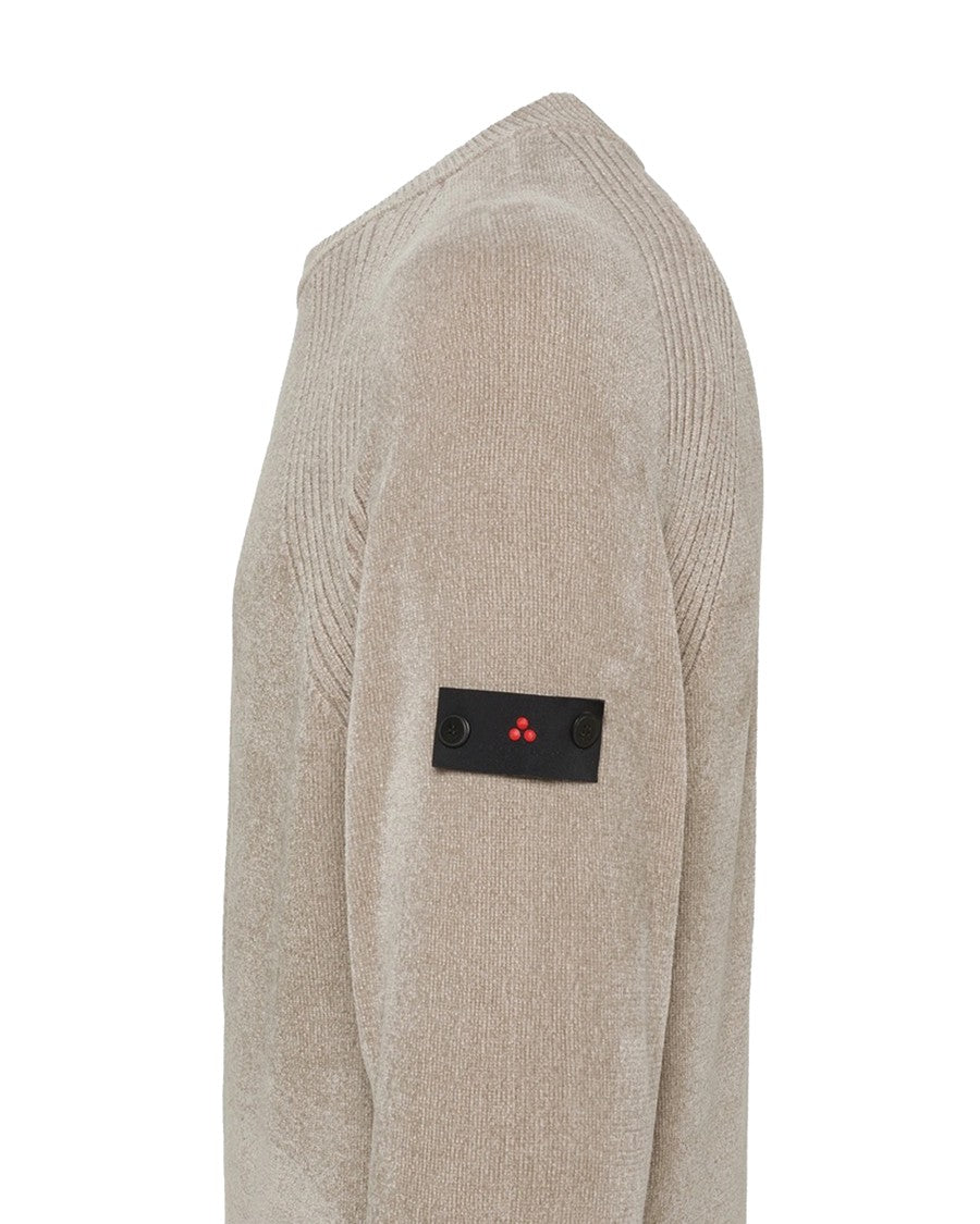 Peuterey Soft Chenille Knit Crewneck Sweater