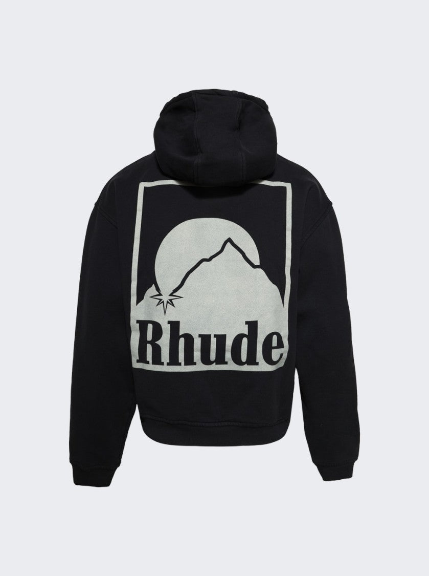 Rhude Moonlight Badge Hoodie Vintage Black
