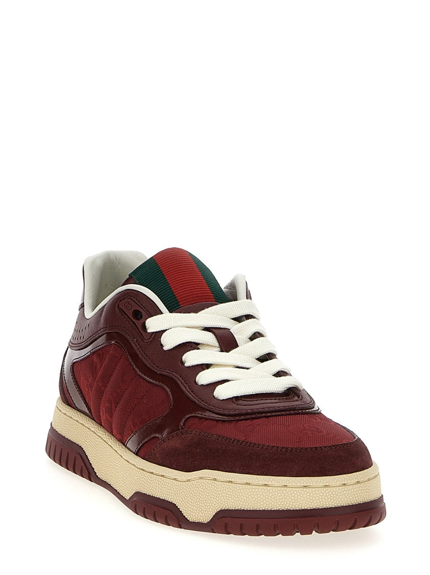 Gucci Re-Web Sneakers In Gg Supreme Fabric
