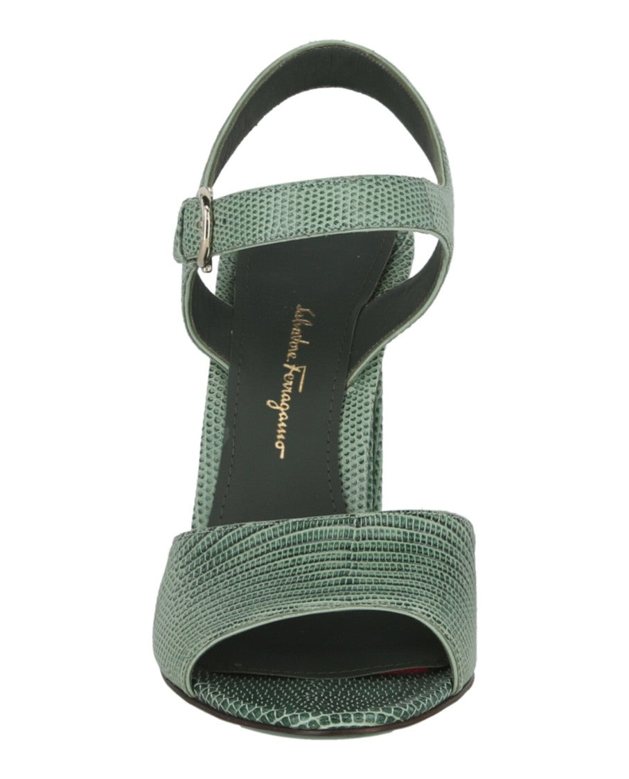 Ferragamo Aede Leather Sandals