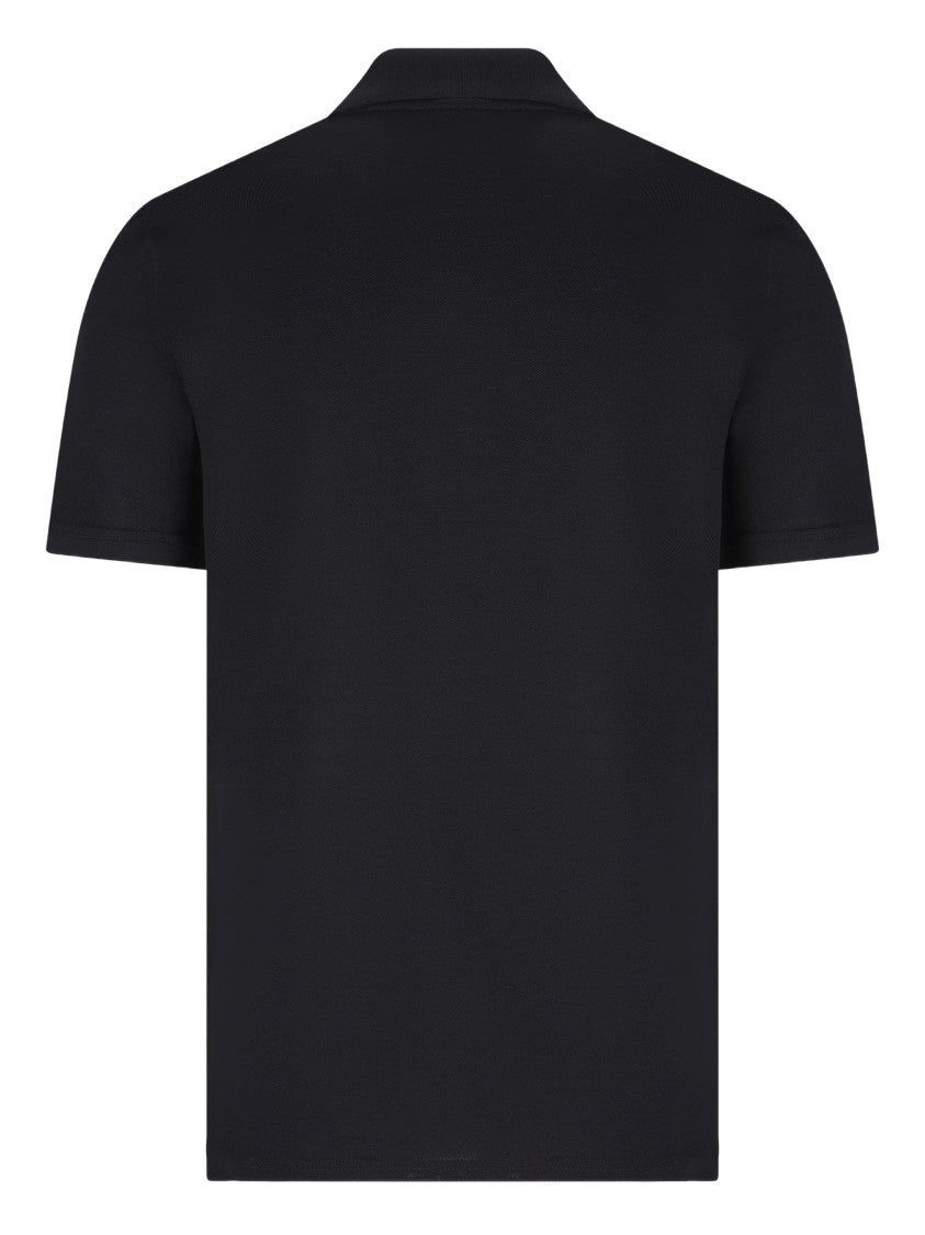 Givenchy Dark Navy Front Chest Pocket Cotton Polo