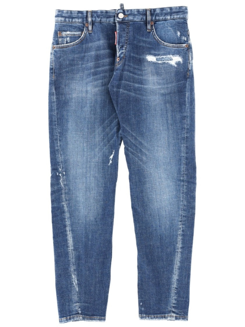 Dsquared2 Twist Slim Fit Distressed Jeans