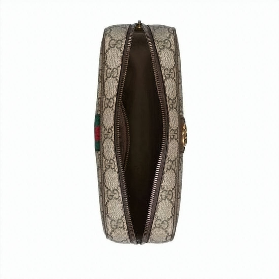 Gucci Canvas And Leather Monogram Clutch