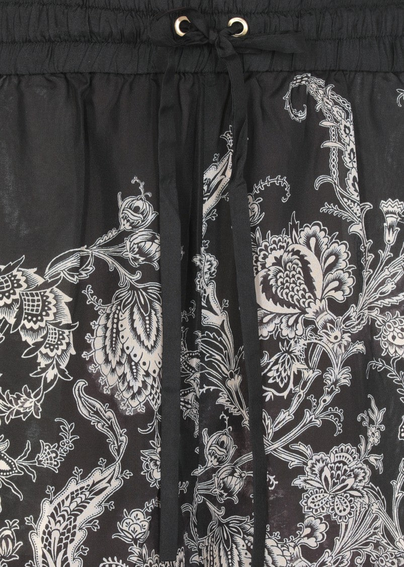 Zimmermann Ivory Silk Pants