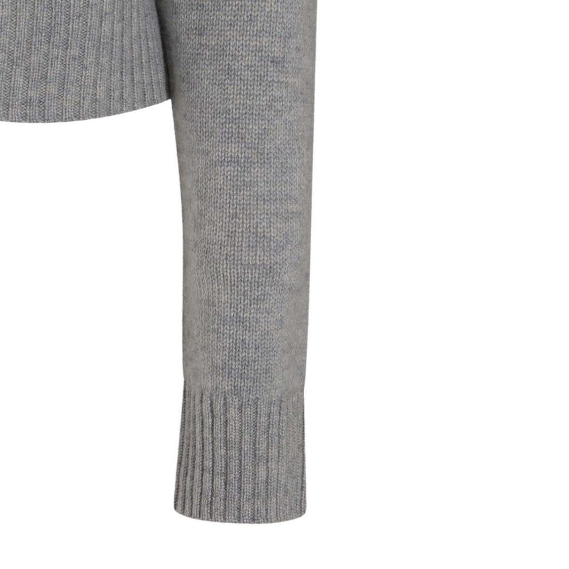Lisa Yang Classic Crew Neck Sweater With Ribbed Detailing