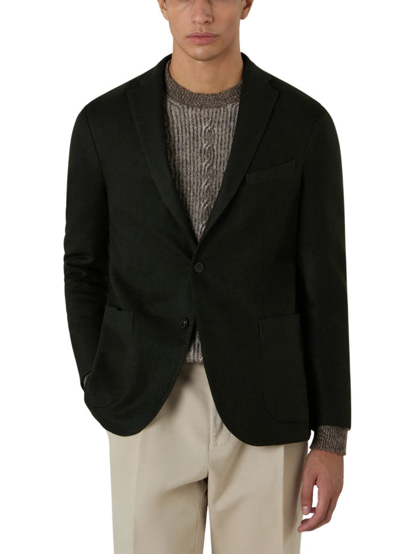 Boglioli Garment Dyed Wool Herringbone K-Jacket