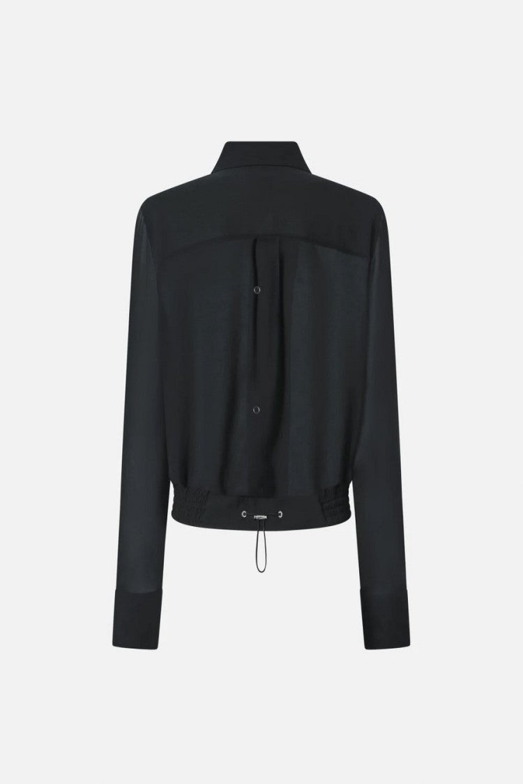 Pinko Lightweight Sheer Black Shirt