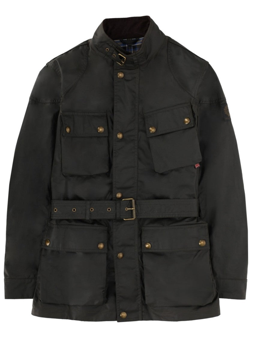 Belstaff Trialmaster Belted Multi-Pocket Cotton Jacket
