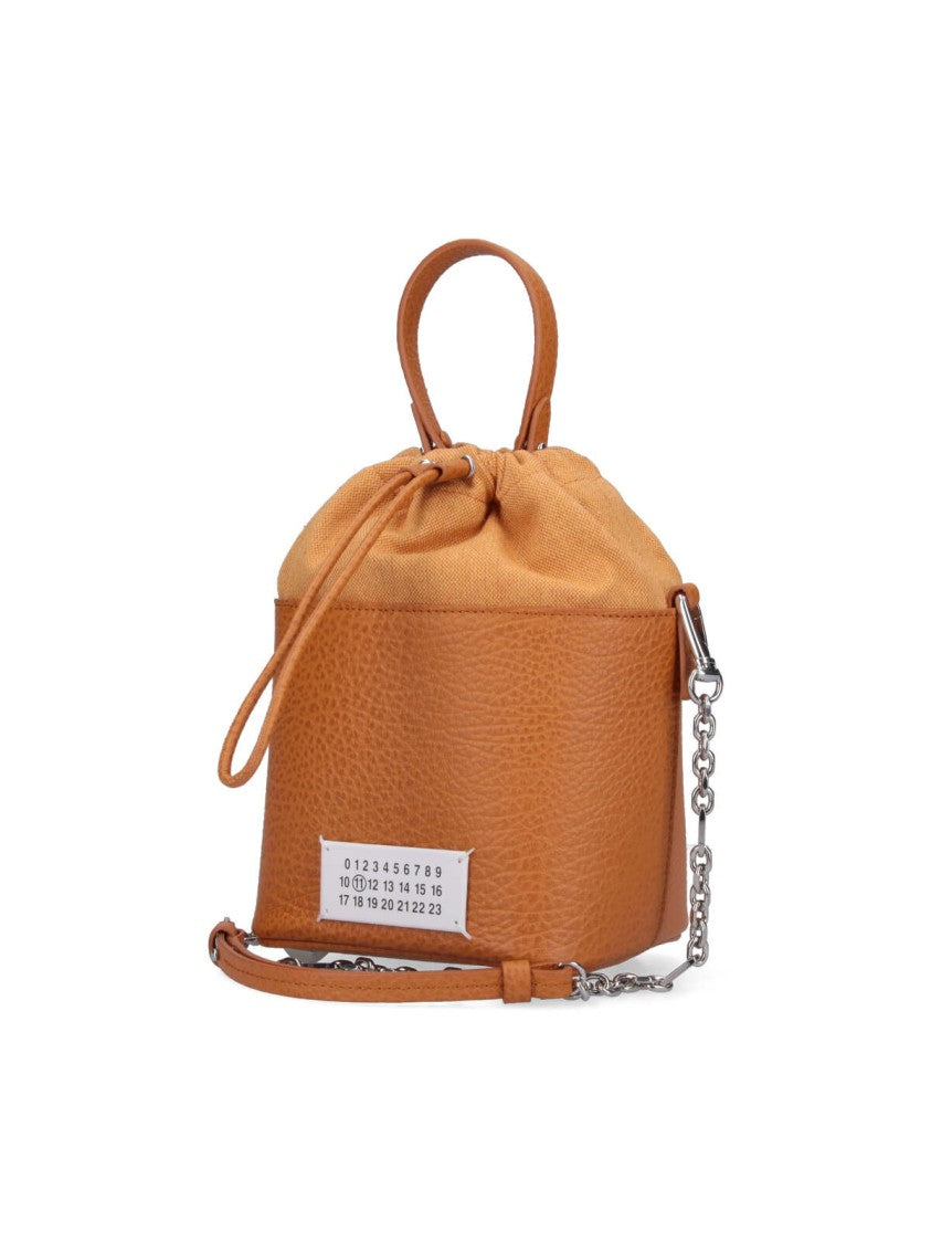 Maison Margiela Small '5Ac' Bucket Bag – Brown