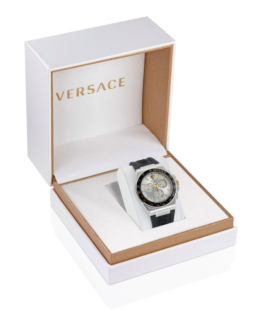 Versace Greca Extreme Chrono Silicone Watch