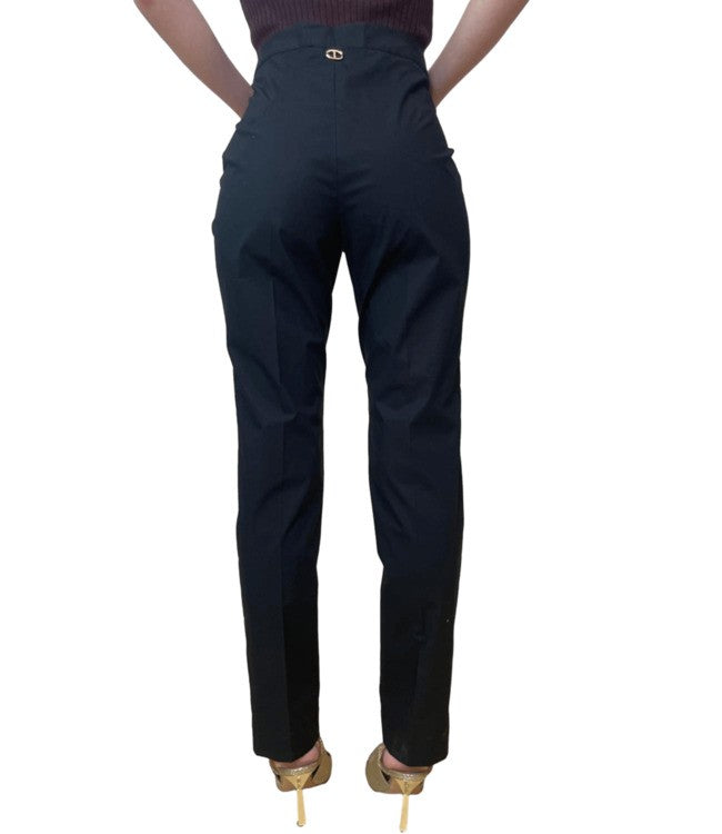 Twin-Set Slim-Fit Straight Leg Trousers