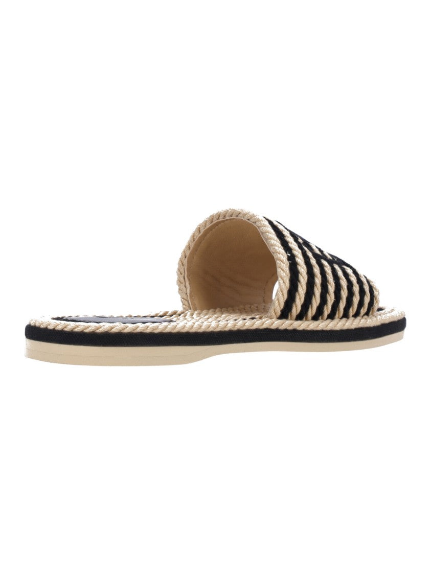 Chloé Twisted Cotton Rope Sandals