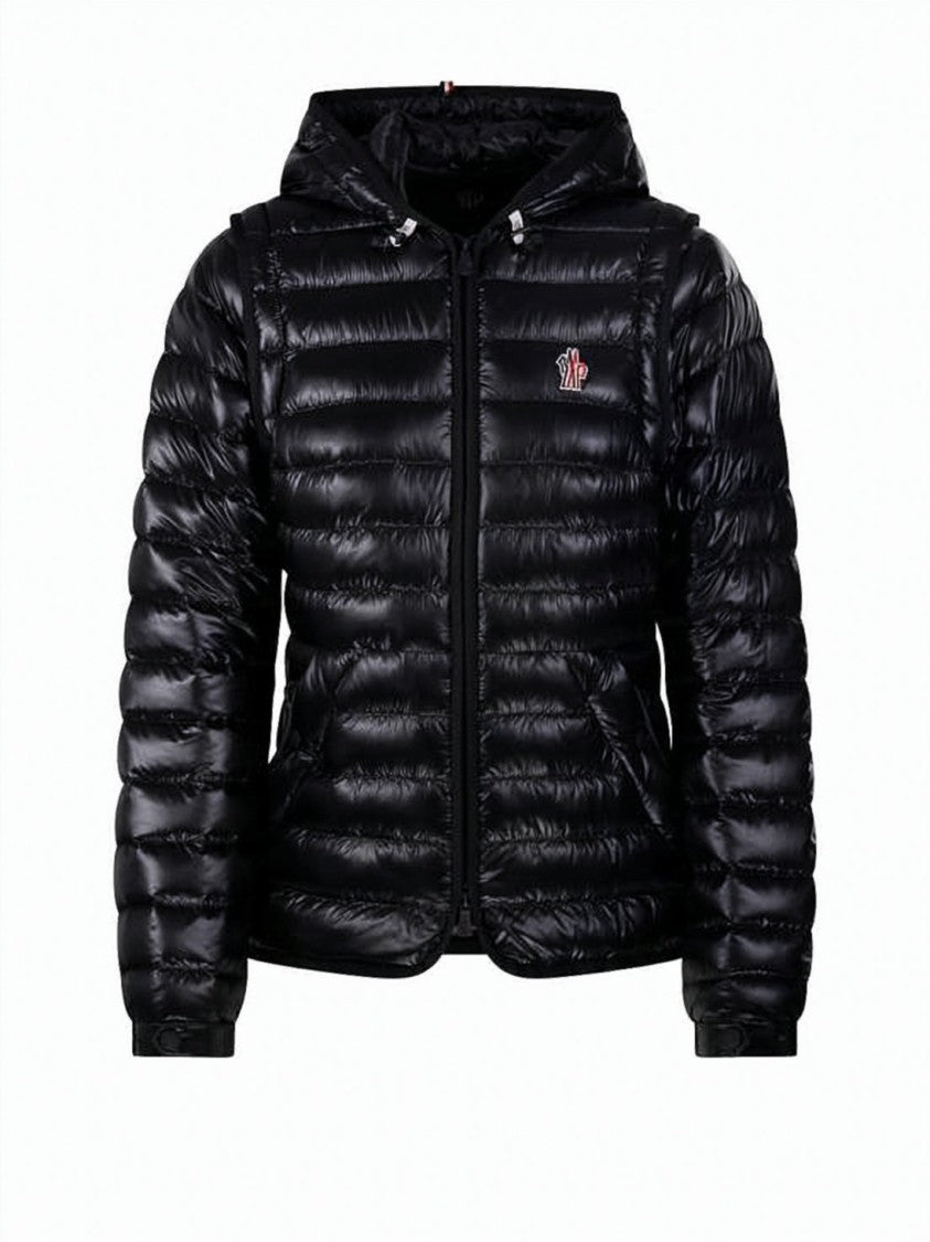 Moncler Glossy Quilted Short Puffer Jacket