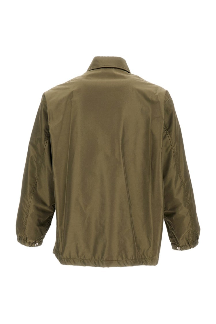 Kaptain Sunshine Oversized Outdoor Jacket With Snap Button Closure And Adjustable Hem
