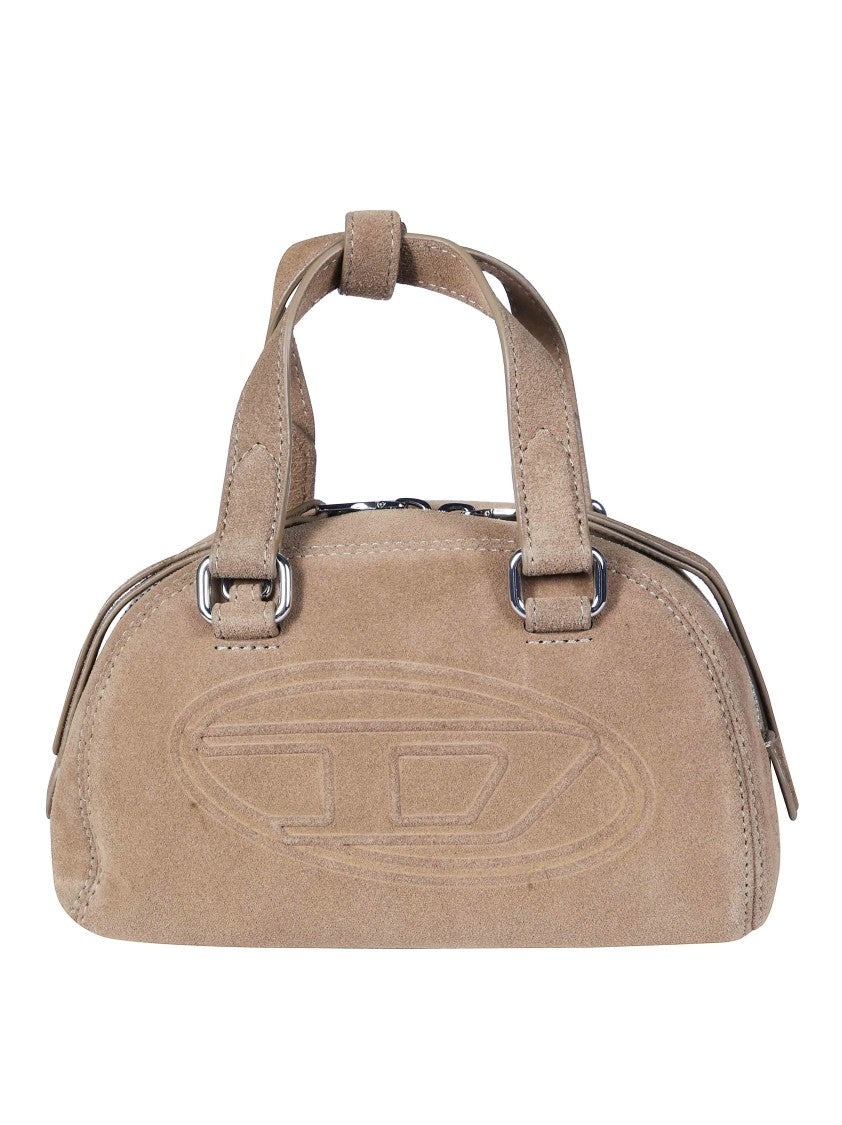 Diesel Dome Suede Crossbody Bag