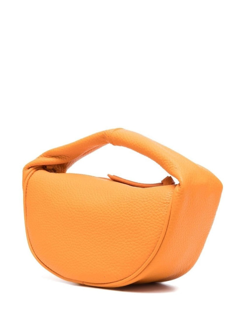 By Far Baby Cush Orange Leather Bag