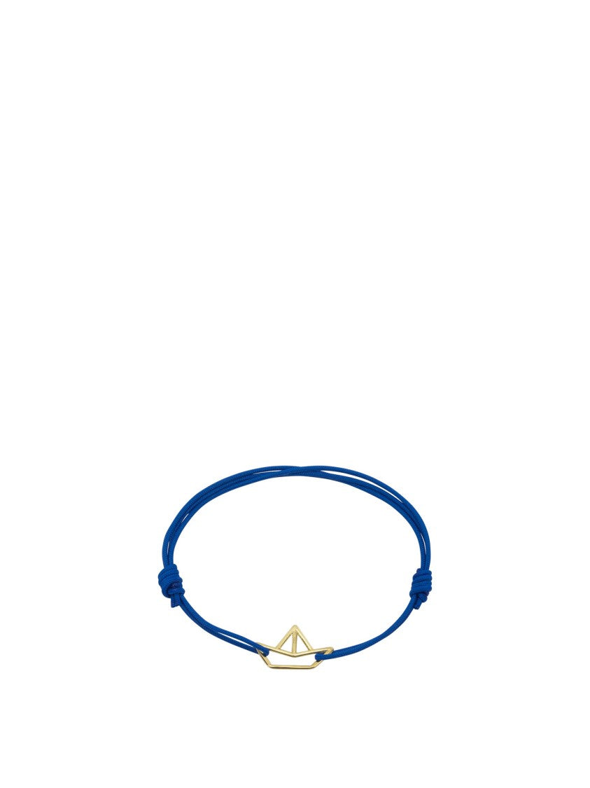 Aliita Nautical-Inspired Bracelet With Brass Pendant And Cotton Cord