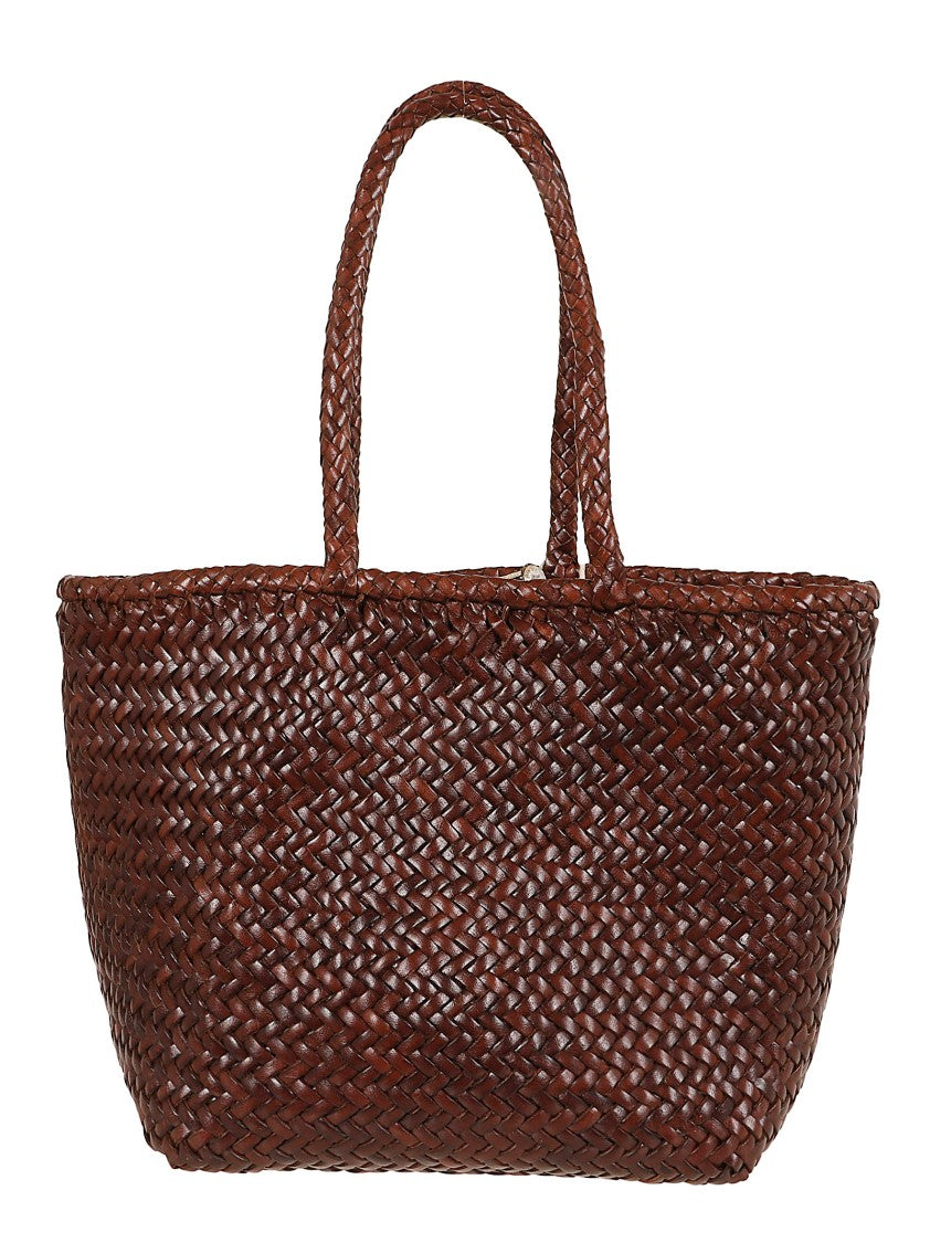 Dragon Hand-Woven Bucket Bag In Premium Buffalo Calfskin