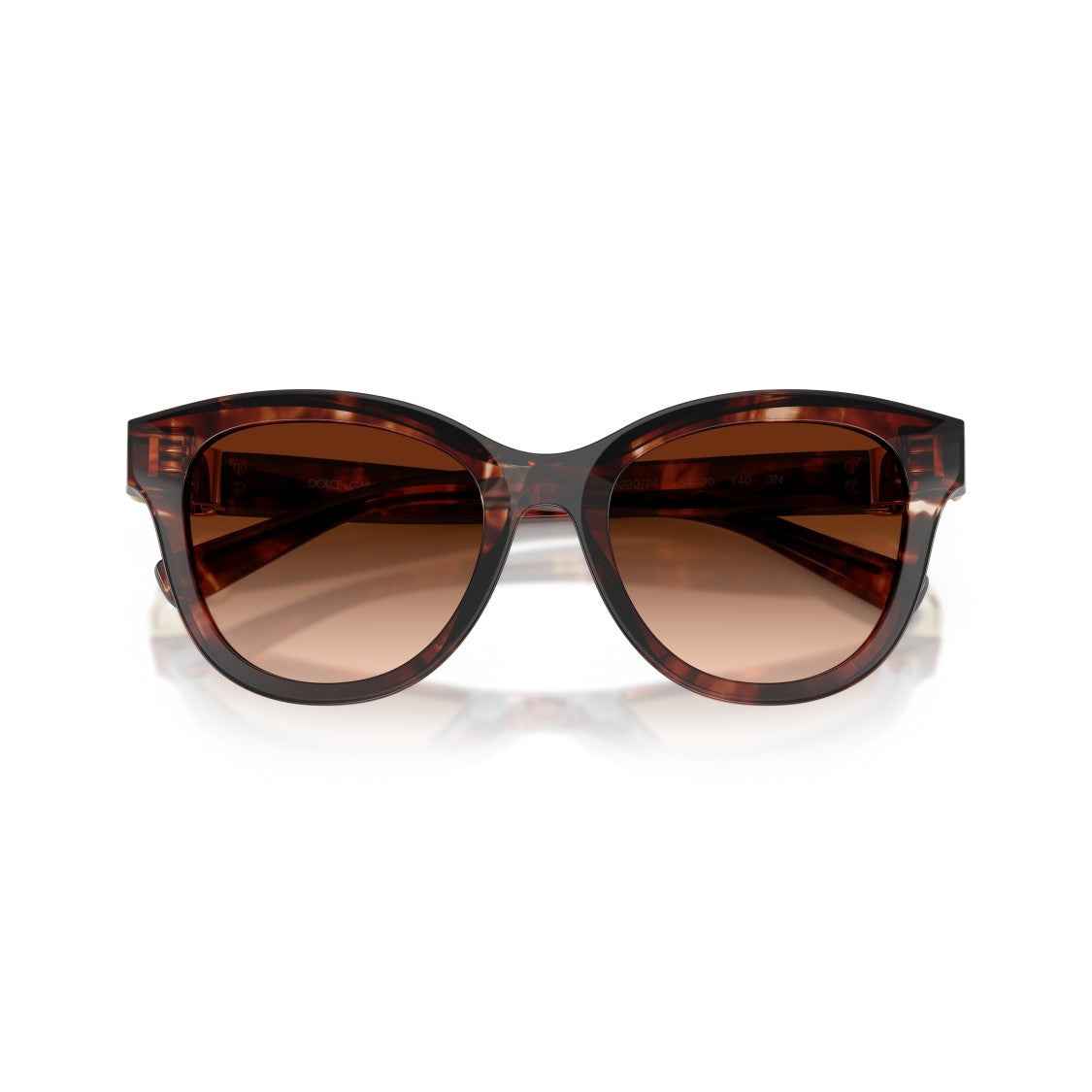 Dolce & Gabbana 0Dg4533 Rounded Tortoiseshell Sunglasses With Gradient Lenses