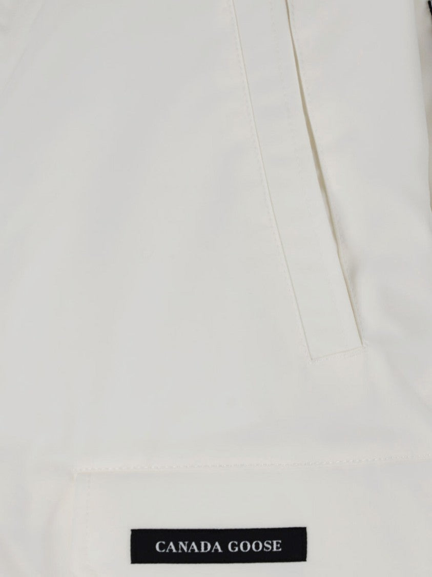 Canada Goose White Chilliwack Hooded Arctic Tech Down Jacket
