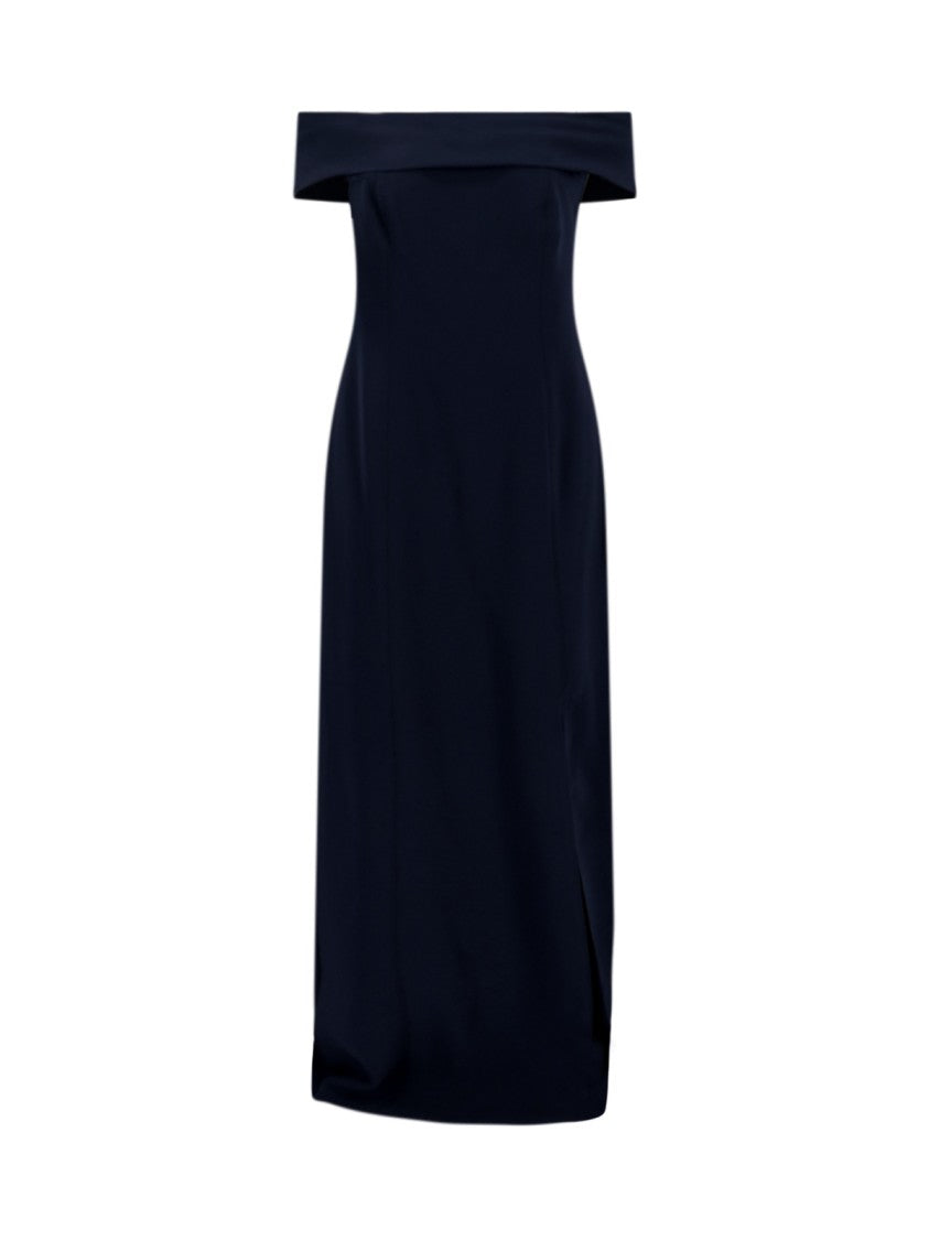 Polo Ralph Lauren Maxi Dress In Recycled Black Fabric