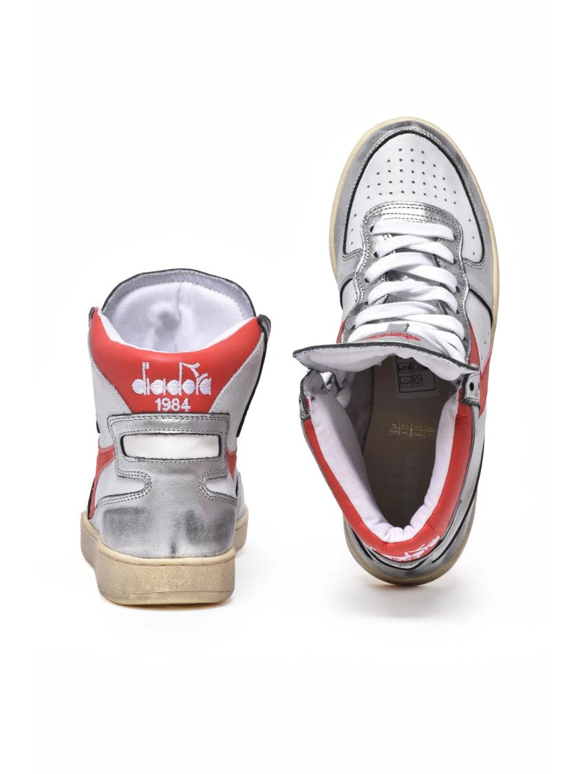 Diadora Heritage Indigo Leather Basket Sneakers