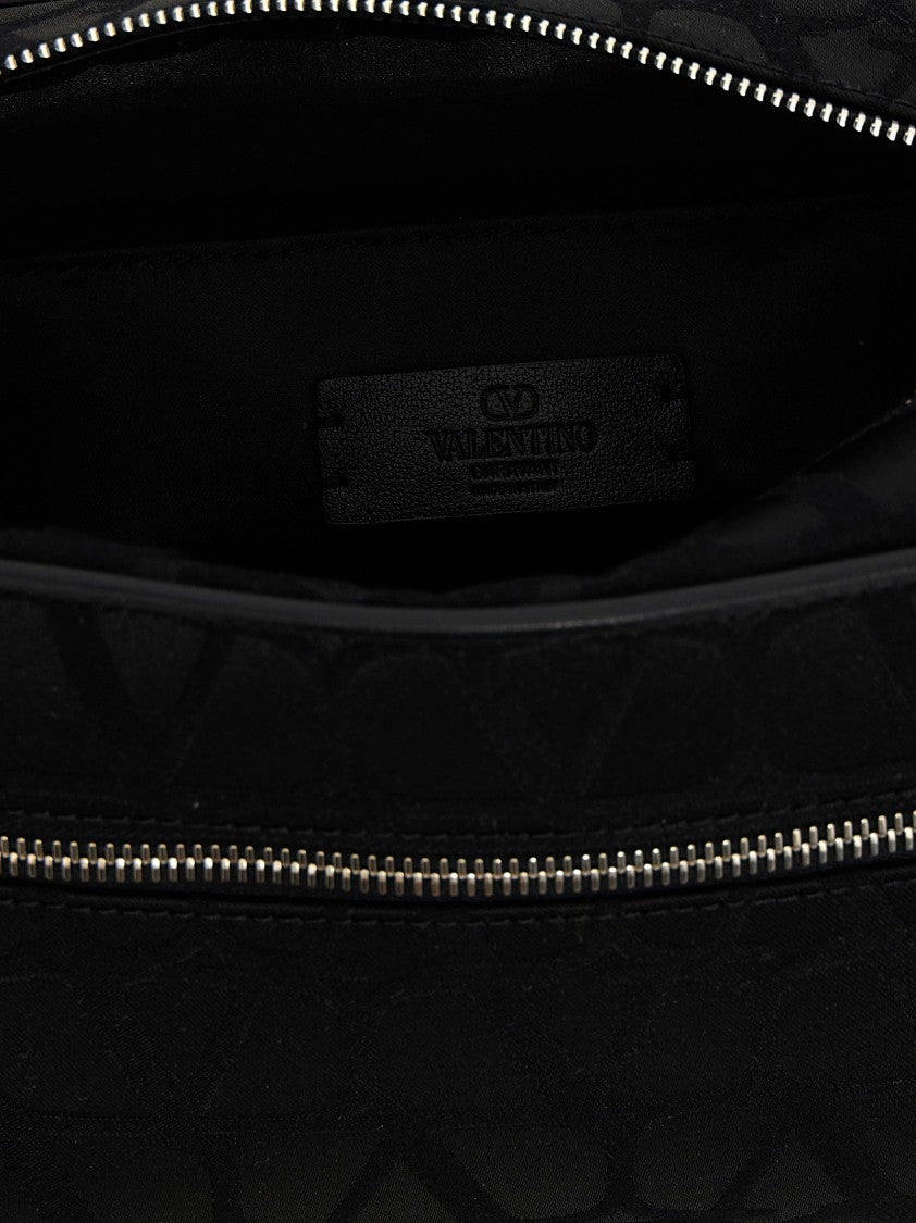 Valentino Garavani 'Black Iconographe' Wash Bag