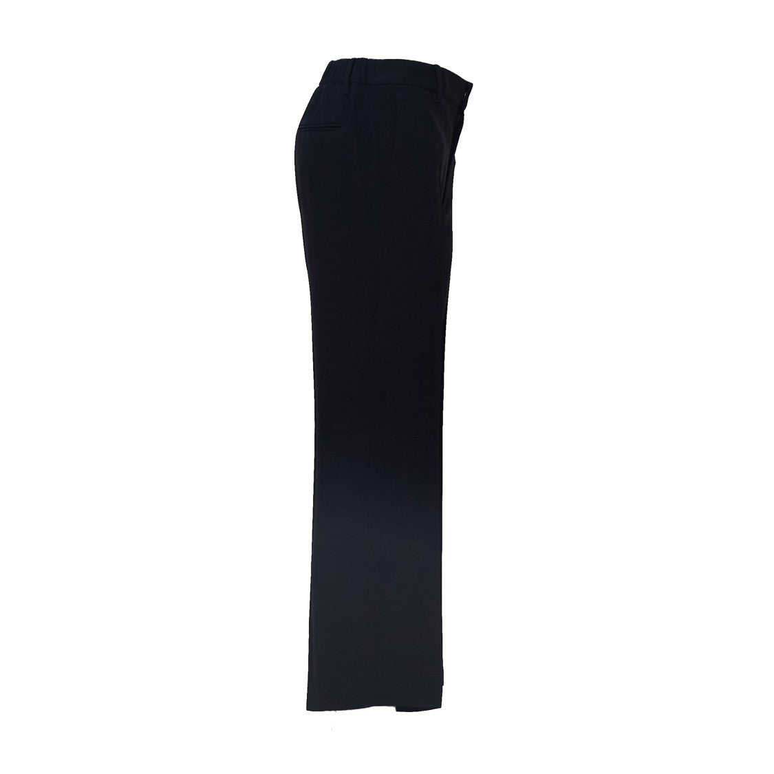 N°21 Tailored Black Trousers With Mid-Rise Elastic Waistband