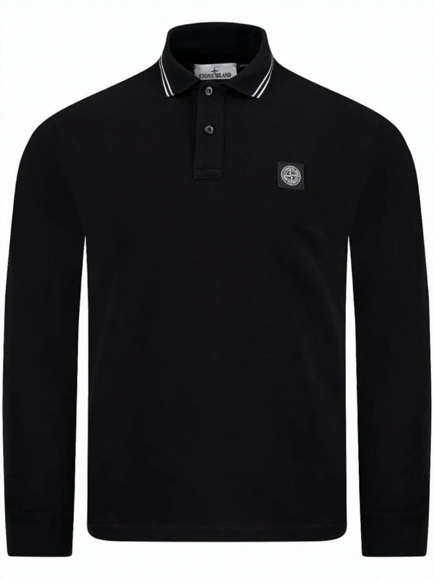 Stone Island Long-Sleeve Polo Shirt