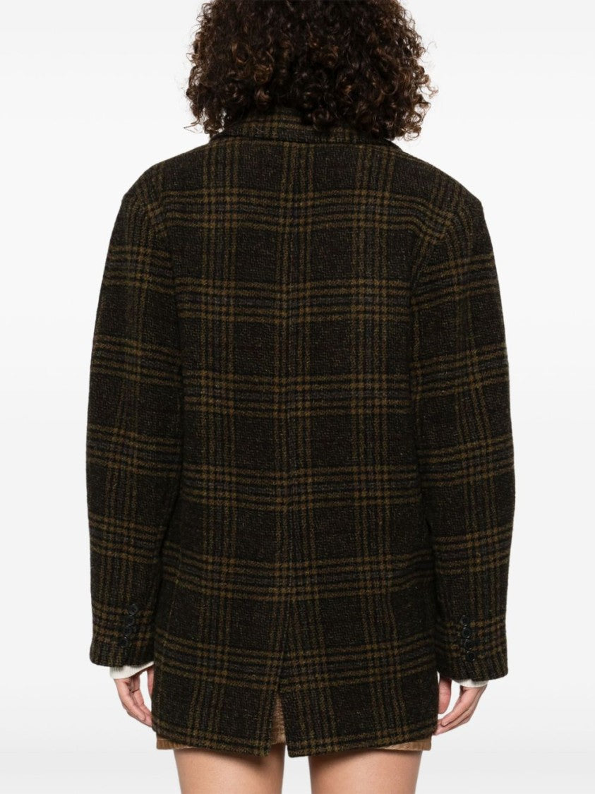 Isabel Marant Étoile Textured Virgin Wool Jacket With Notched Lapel