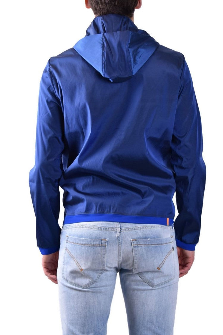 Rrd Fitted Blue Zip-Up Sweatshirt