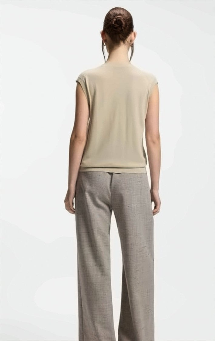 Boss Fumi Merino Wool V Neck Vest
