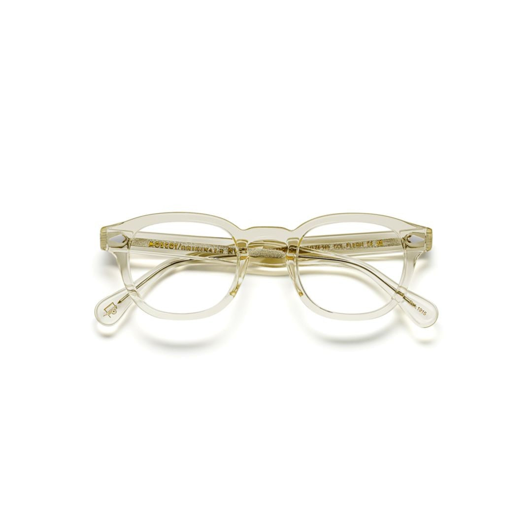 Moscot Or-Lem-O Translucent Acetate Square Eyeglasses