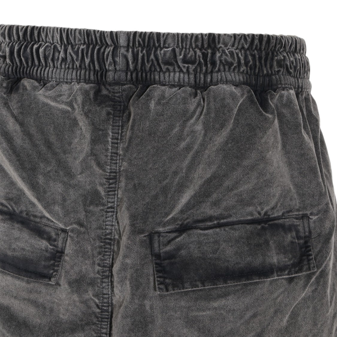 Thom Krom Relaxed Fit Trousers With Distressed Texture And Adjustable Waistband