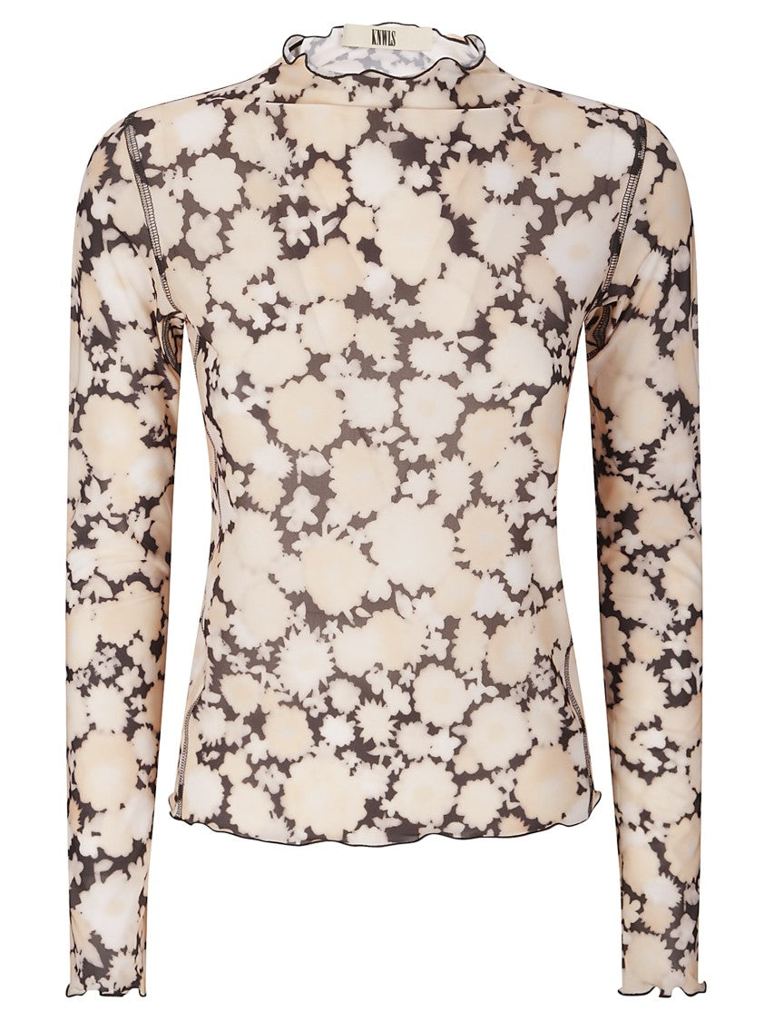 Knwls Thin Jersey Top With Sport Finishings