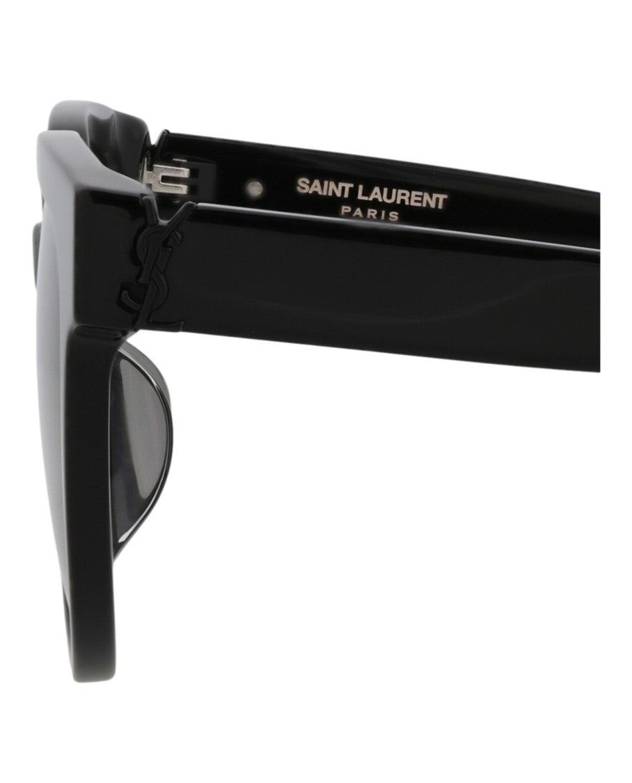 Saint Laurent Cat Eye-Frame Acetate Sunglasses With Glossy Finish