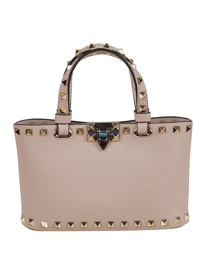 Valentino Garavani Rectangular Handheld Bag With Pyramid Studs