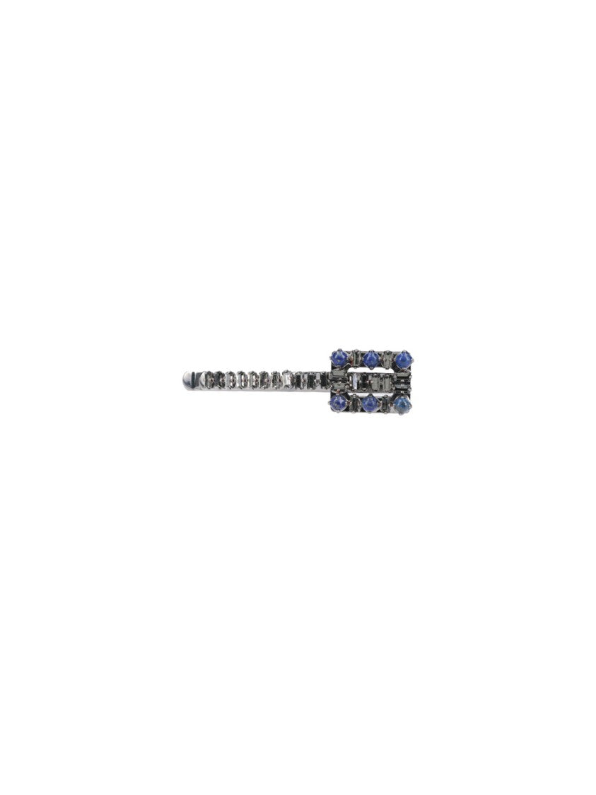 Roger Vivier Gray Très Vivier Metal Hair Clip