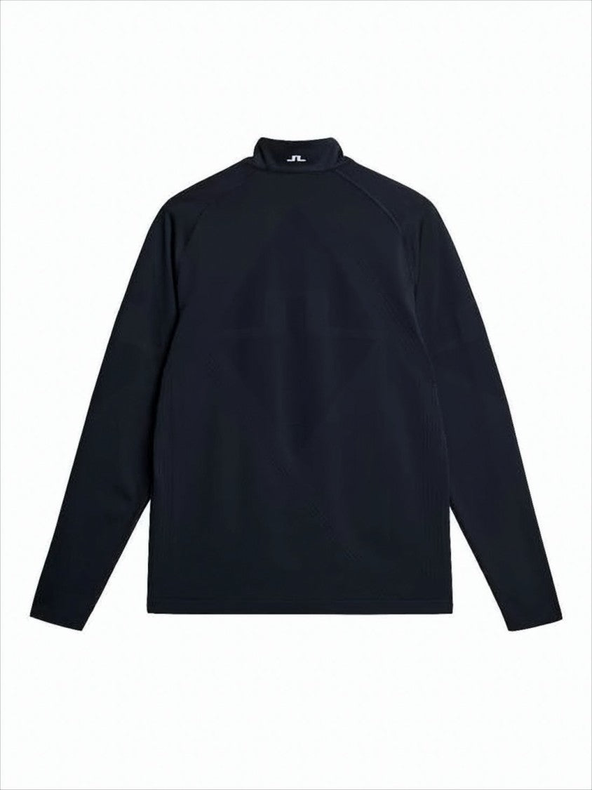J Lindeberg Long-Sleeve Activewear Tee With High Collar